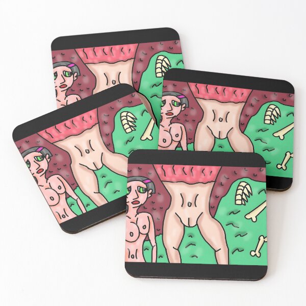 Item preview, Surreal Art with Figures and Bones designed and sold by Fibi-studio.