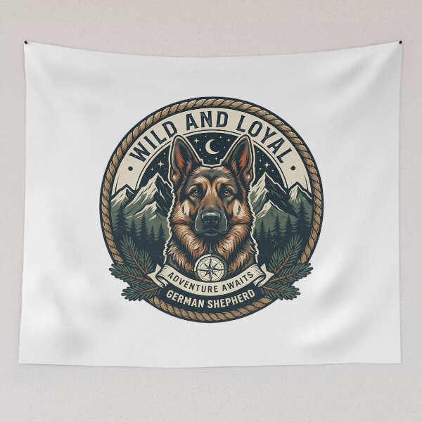 Item preview, German Shepherd Adventure Badge designed and sold by SHOP-Corner.