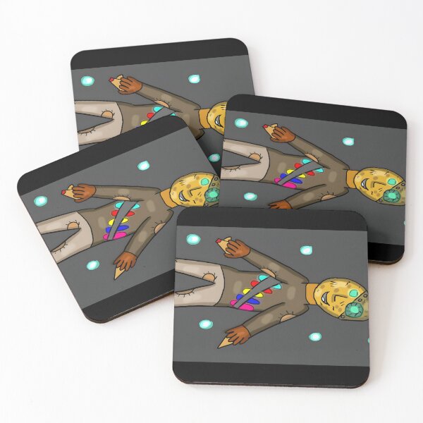 Item preview, Alien Cartoon Character in Cosmic Space designed and sold by Fibi-studio.