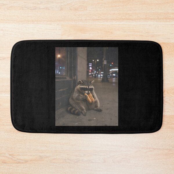Item preview, Raccoon Eating Hot Dogs designed and sold by a-turner-paint.