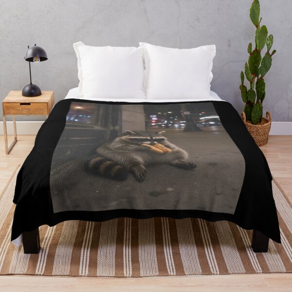 Item preview, Raccoon Eating Hot Dogs designed and sold by a-turner-paint.