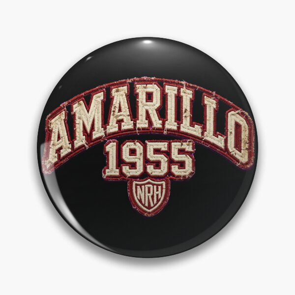 Item preview, AMARILLO 1955 Varsity Patch - Texas Route 66 College Design designed and sold by Normandy Road Heritage™ - Vintage Garage Art.