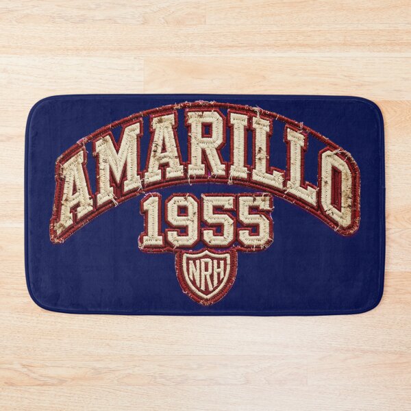 Item preview, AMARILLO 1955 Varsity Patch - Texas Route 66 College Design designed and sold by Normandy Road Heritage™ - Vintage Garage Art.