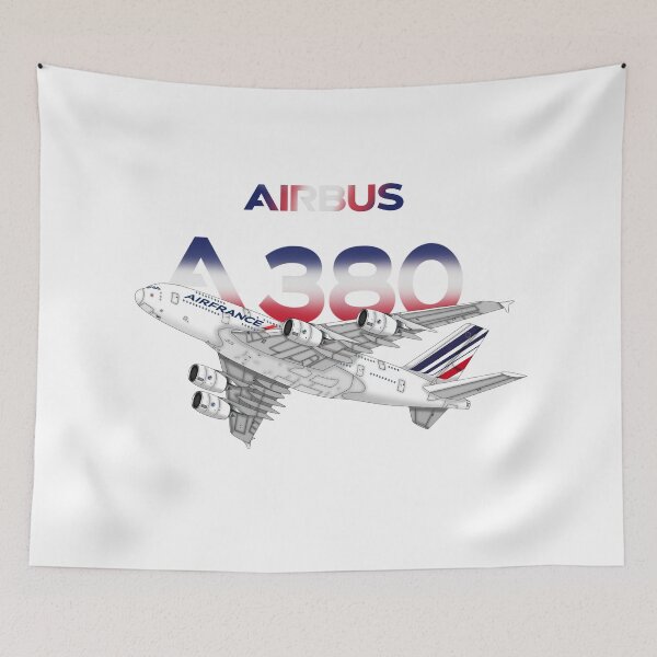 Artikelvorschau, Airbus A380 entworfen und verkauft von PlanesArtByLeo.