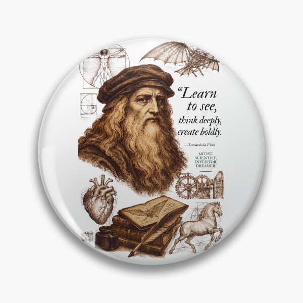 Item preview, LEONARDO DA VINCI — THE MIND OF A RENAISSANCE GENIUS designed and sold by Debajit Kro.