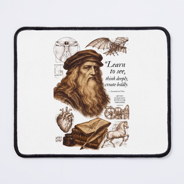 Item preview, LEONARDO DA VINCI — THE MIND OF A RENAISSANCE GENIUS designed and sold by Debajit Kro.