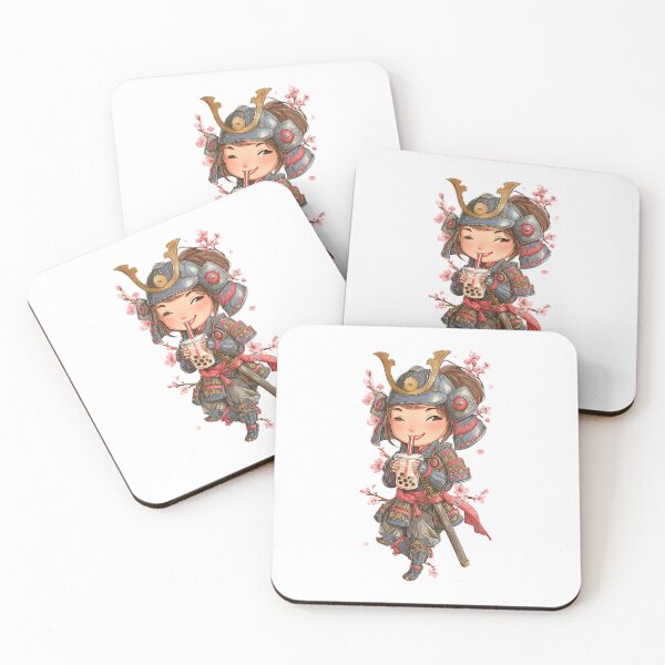 Item preview,  cute chibi samurai designed and sold by cutemakerotart.