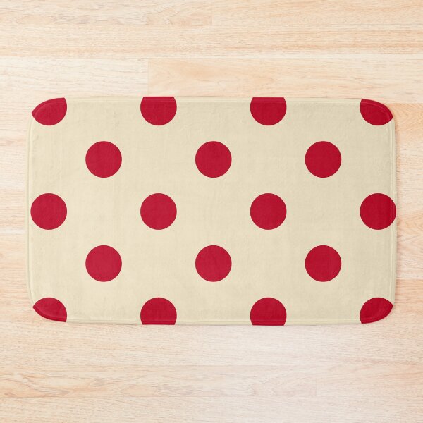 Item preview, Almond cream and red dots designed and sold by Nolan6.