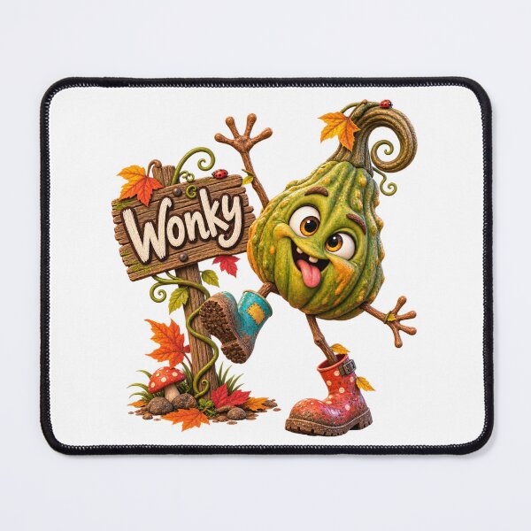 Item preview, Wonky the Warty Pumpkin – Funny Autumn Character designed and sold by The Cutting Room.