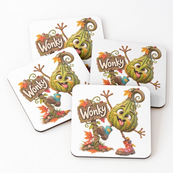 Item preview, Wonky the Warty Pumpkin – Funny Autumn Character designed and sold by The Cutting Room.
