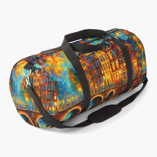 Item preview, Amsterdam bu night painting, the Netherlands – A Beautiful place in Europe. designed and sold by GalleryKauffeld.