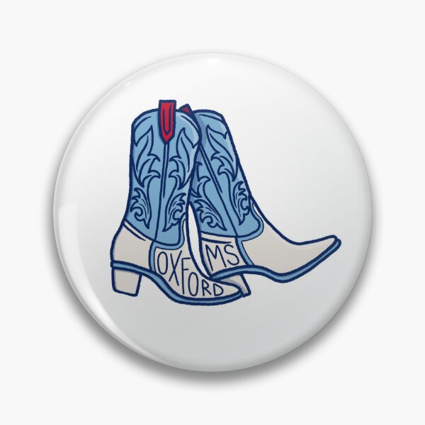 Item preview, Oxford MS Ole Miss Western Game Day Boots designed and sold by picklesparkle.