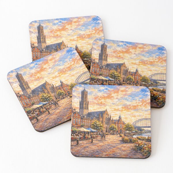 Item preview, A painting of Arnhem, the Netherlands – A Beautiful place in Europe. designed and sold by GalleryKauffeld.