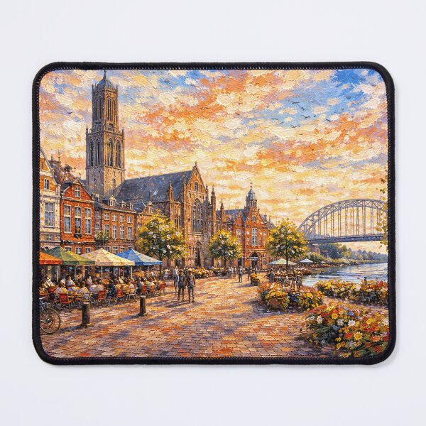 Item preview, A painting of Arnhem, the Netherlands – A Beautiful place in Europe. designed and sold by GalleryKauffeld.