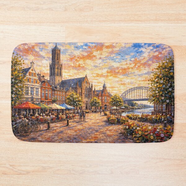 Item preview, A painting of Arnhem, the Netherlands – A Beautiful place in Europe. designed and sold by GalleryKauffeld.