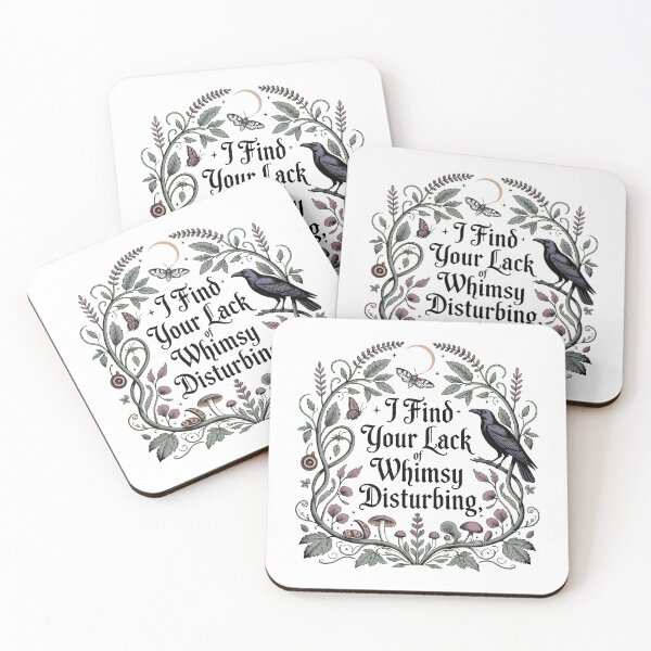 Item preview, I Find Your Lack of Whimsy Disturbing Gothic Cottagecore Design designed and sold by Maniutek.