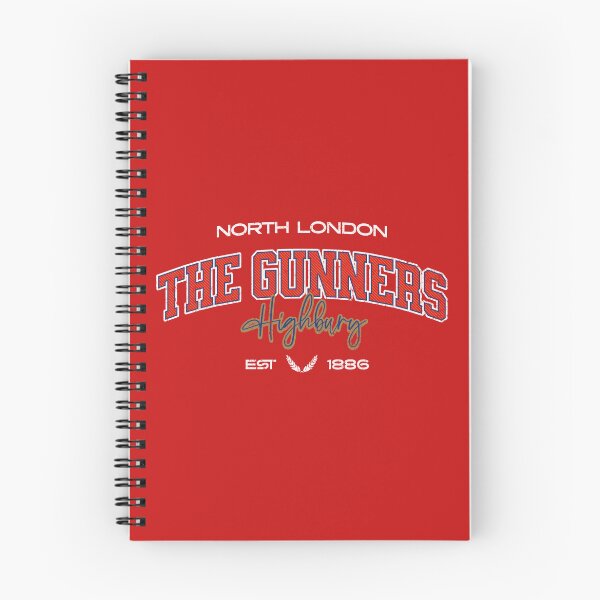 Item preview, North London Highbury Vintage Retro Soccer Football designed and sold by Red-since-1892.