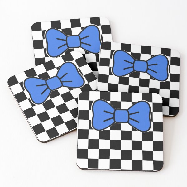 Item preview, Blue Bow Checkerboard Y2K Aesthetic designed and sold by Aimetoi.
