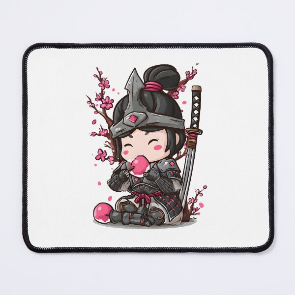 Item preview, cute chibi samurai designed and sold by cutemakerotart.