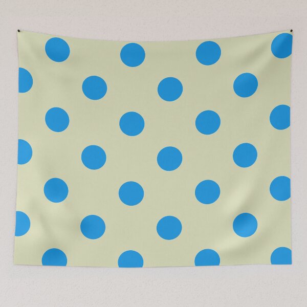 Item preview, Blue polka dots designed and sold by Nolan6.
