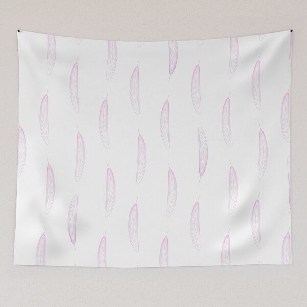 Item preview, Geometric Feather Pattern - Pink & Purple #447 designed and sold by Natural Collective.