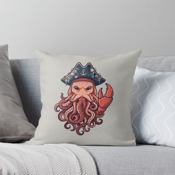 Item preview, Kraken Pirate Captain Deep Sea Monster designed and sold by KeremYurtseven.