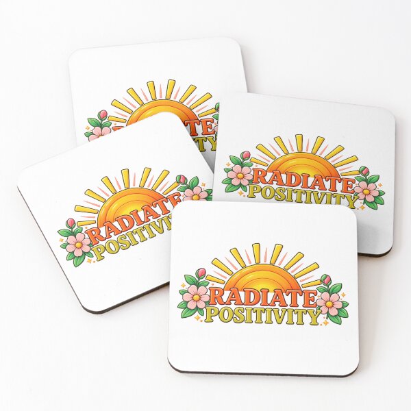 Item preview, Radiate Positivity – Retro Sun & Flowers designed and sold by StickyDelights.