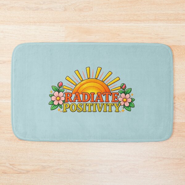 Item preview, Radiate Positivity – Retro Sun & Flowers designed and sold by StickyDelights.