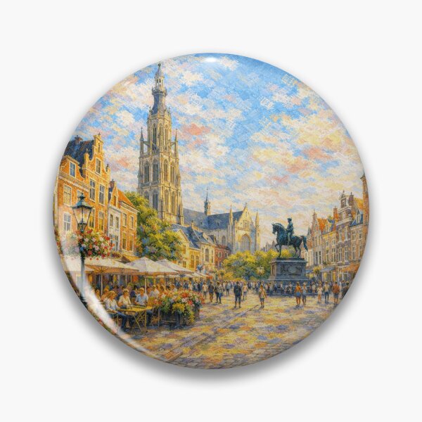 Item preview, A painting of Breda, the Netherlands – A Beautiful place in Europe. designed and sold by GalleryKauffeld.