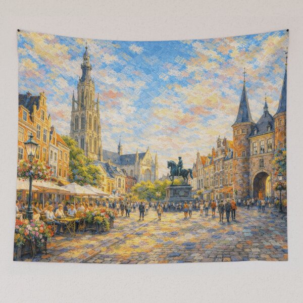 Item preview, A painting of Breda, the Netherlands – A Beautiful place in Europe. designed and sold by GalleryKauffeld.