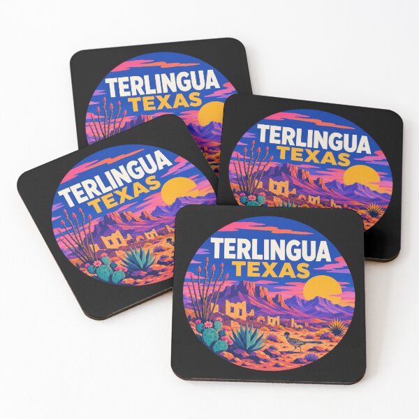 Item preview, Retro Terlingua Texas Desert Sunset designed and sold by SimplyJasper.