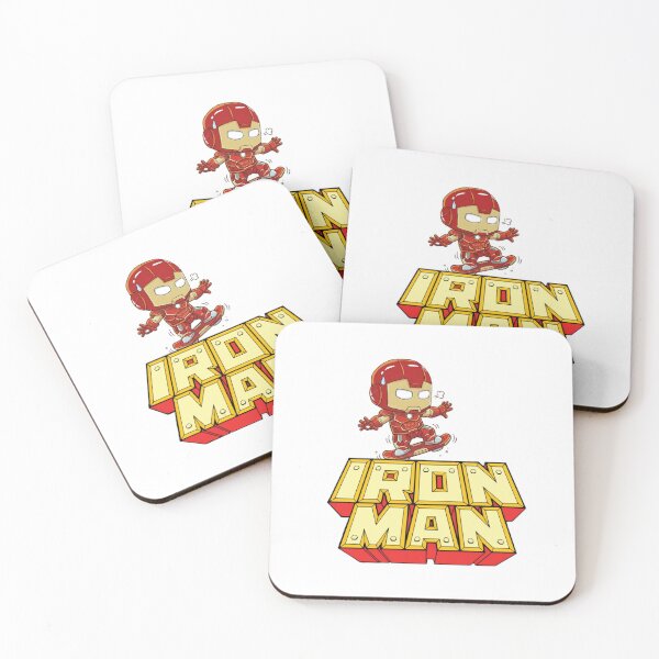 Item preview, Silly Chibi Iron Skater Boy Superhero Art ? designed and sold by MAXIZPRINT.