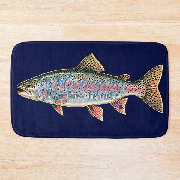 Item preview, Michigan Rainbow Trout | Freshwater Fishing designed and sold by FreshWaterWares.