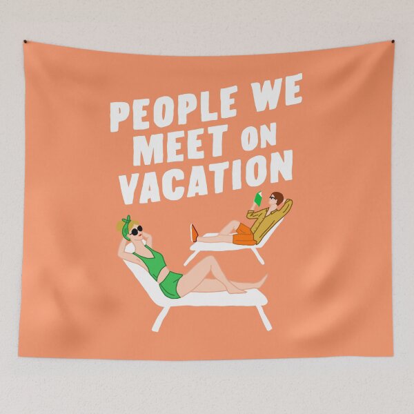 Item preview, "People We Meet on Vacation" Book Cover designed and sold by jamierachelz.