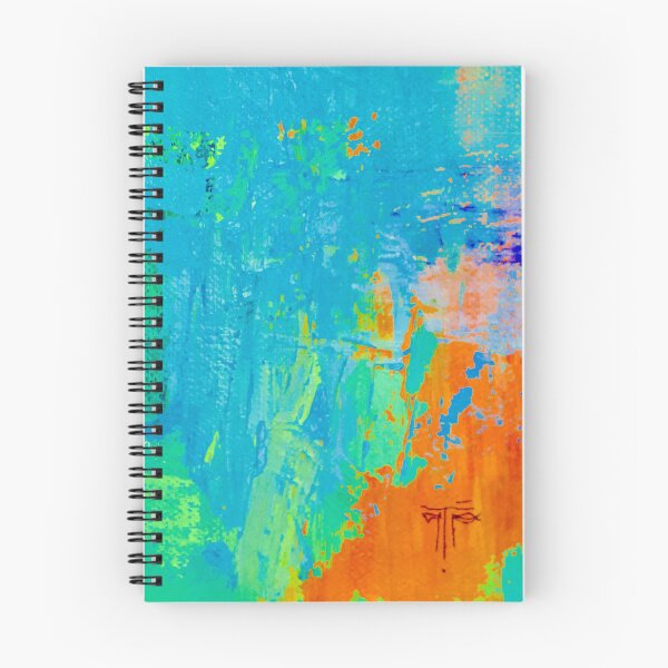 Item preview, abstract in blue and orange designed and sold by Tereza Pilar  Art.