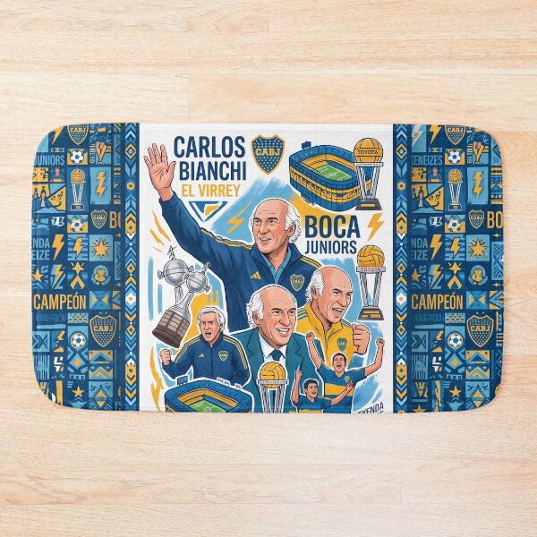 Item preview, Boca Juniors Manager Carlos Bianchi El Virrey Illustration designed and sold by ART ATTACK ZONE.