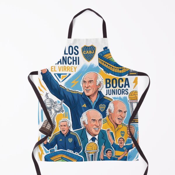 Item preview, Boca Juniors Manager Carlos Bianchi El Virrey Illustration designed and sold by ART ATTACK ZONE.