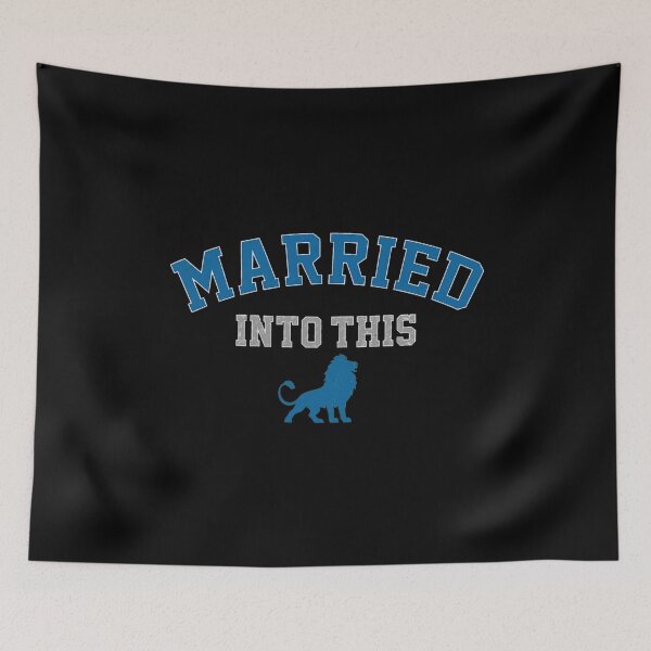 Item preview, Married Into This Lion Funny Wedding Apparel designed and sold by ThomasPri34759.