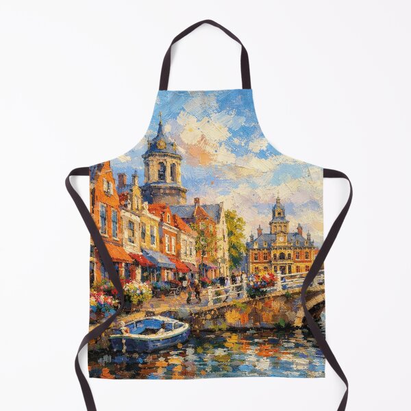 Item preview, A painting of Delft, the Netherlands – A Beautiful place in Europe. designed and sold by GalleryKauffeld.