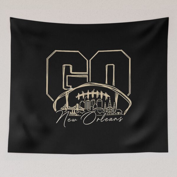 Item preview, GO New Orleans Football City Skyline Top designed and sold by JeremiahP95447.