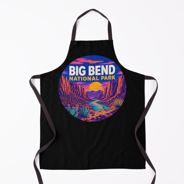 Item preview, Retro Big Bend National Park Texas Desert Sunset designed and sold by SimplyJasper.