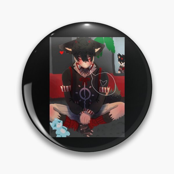 Item preview, Anime Boy with Ears and Heart Design designed and sold by Fibi-studio.