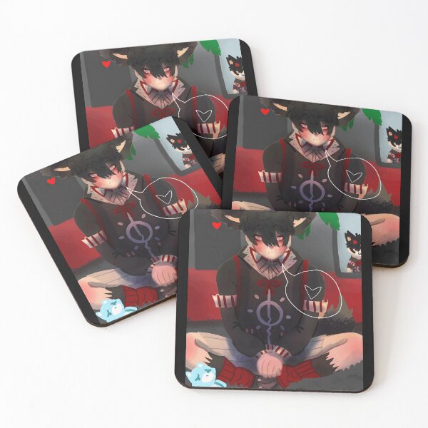 Item preview, Anime Boy with Ears and Heart Design designed and sold by Fibi-studio.