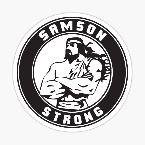 Vista previa del artículo con la obra «Samson Strong», diseñado y vendido por superfitstuff.