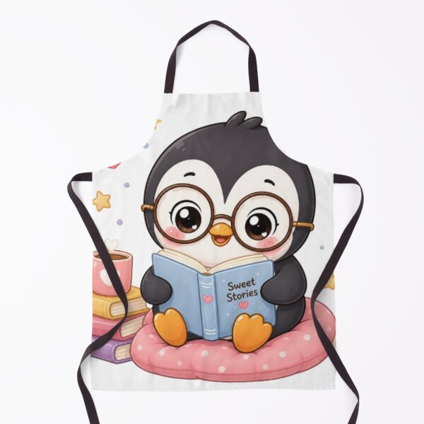 Item preview, Cute Kawaii Penguin Sticker | Penguin Reading Book | Book Lover Sticker | Cute Reading Aesthetic | Kawaii Animal Sticker designed and sold by Vegasstickers.