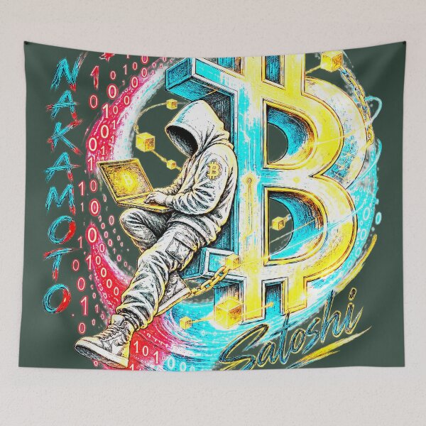 Item preview, Satoshi Nakamoto - Bitcoin revolution designed and sold by Jani-art-world.
