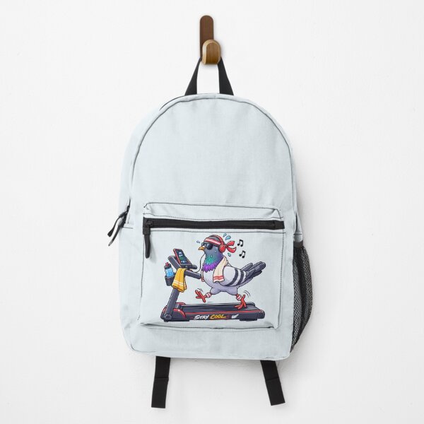 Item preview, Funny Fitness Pigeon – Cute Workout Bird Running on Treadmill designed and sold by waikibi ⭐⭐⭐⭐⭐.