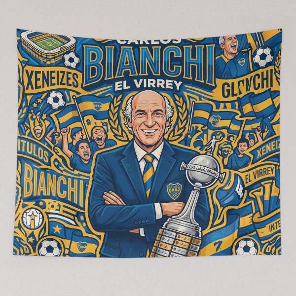 Item preview, Boca Juniors Manager Carlos Bianchi El Virrey 1 designed and sold by ART ATTACK ZONE.