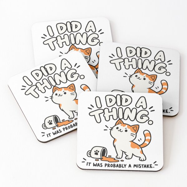 Item preview, Calico Cat and Funny Mistake designed and sold by MewMade.