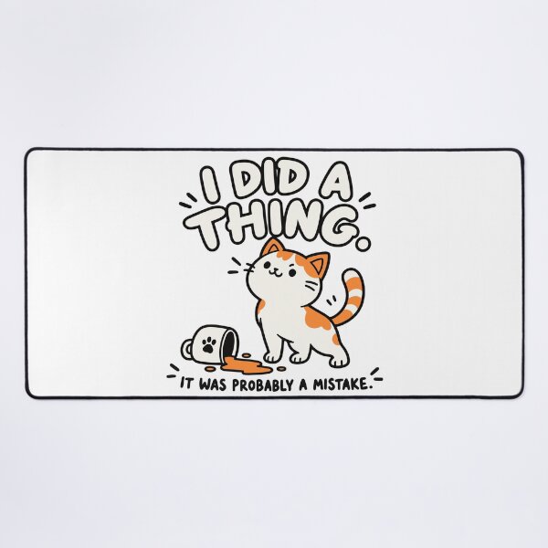 Item preview, Calico Cat and Funny Mistake designed and sold by MewMade.
